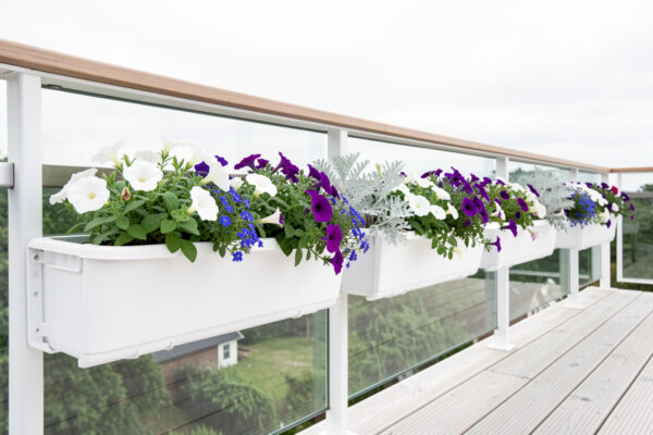 White Flower Boxes for Deck Railing — Best Options (2026)