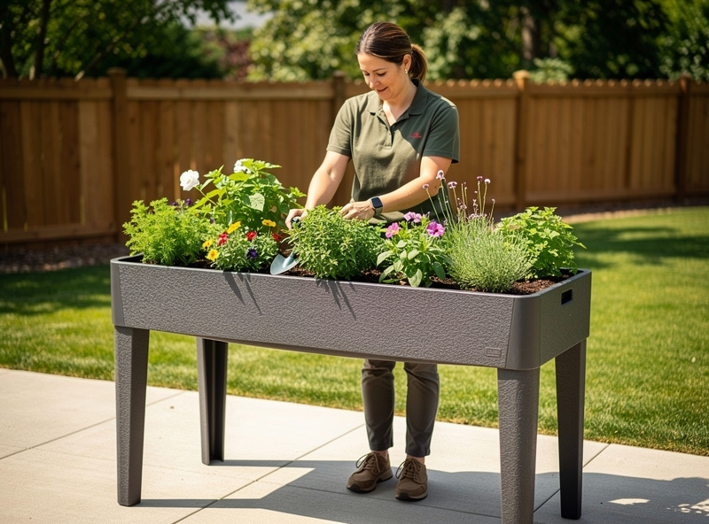 Plastic Elevated Planters: Raised Container Guide inline image 1