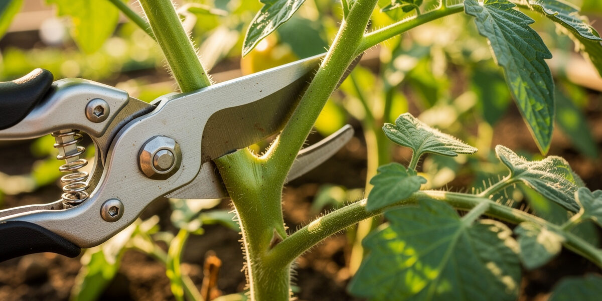 Pruning Tomato Plants: Sucker Removal and Topping Guide