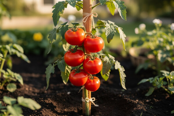 Staking Tomatoes: The Single-Stake Method Step by Step