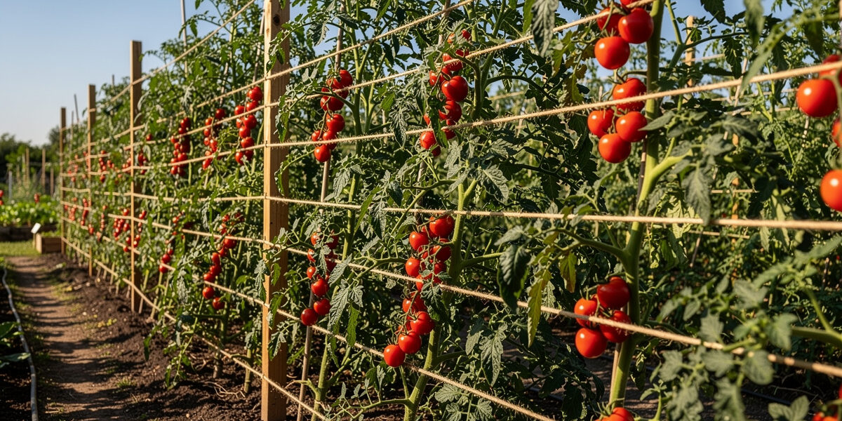 Trellis for Tomatoes: Cages, A-Frames, and Florida Weave