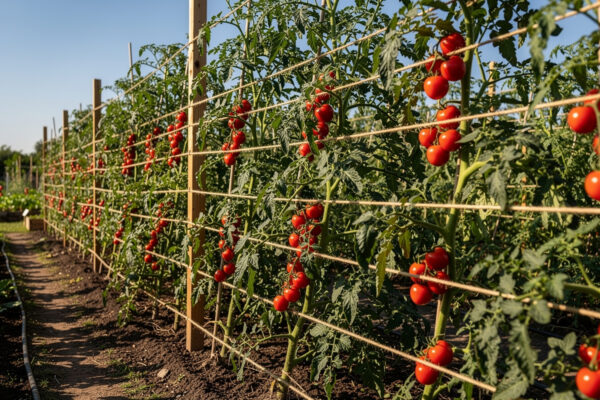 Trellis for Tomatoes: Cages, A-Frames, and Florida Weave