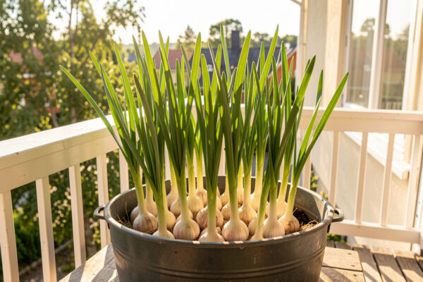 Growing Garlic in Containers: The Set-and-Forget Crop
