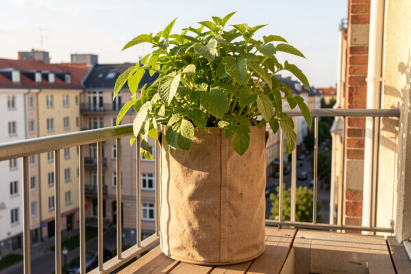 Growing Potatoes on a Balcony: Sacks, Soil and Harvest