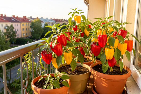 Growing Sweet Peppers in Containers