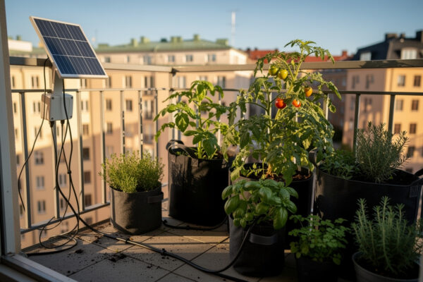 Solar-Powered Drip Irrigation: Panel and Battery Sizing for Automated Garden Watering