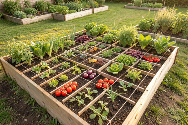 Square-Foot Gardening Method: Spacing, Soil, and Setup