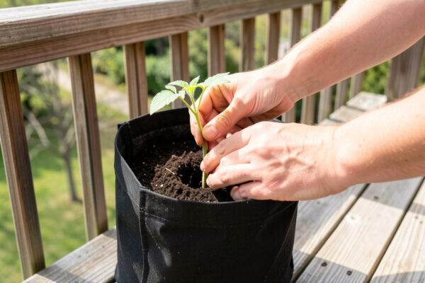 Transplanting Seedlings to Containers Without Transplant Shock
