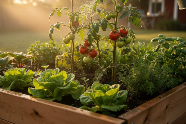 Vegetable Garden Watering Schedule by Growth Stage