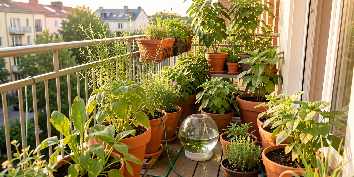 Water plants while away