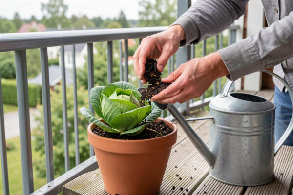 Fertilizing Brassicas in Containers