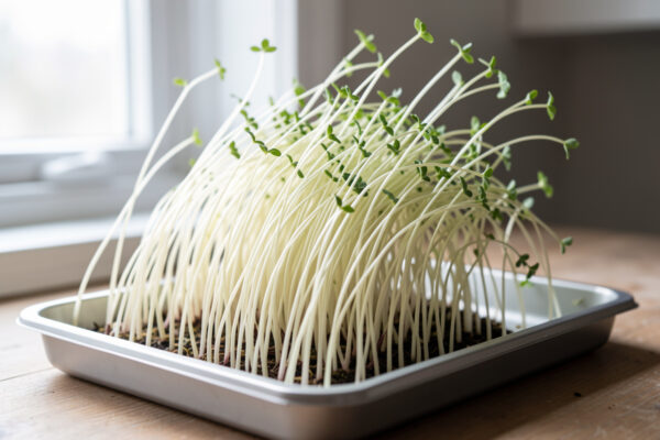 Leggy Microgreens: Why They Stretch and How to Get Sturdy Stems