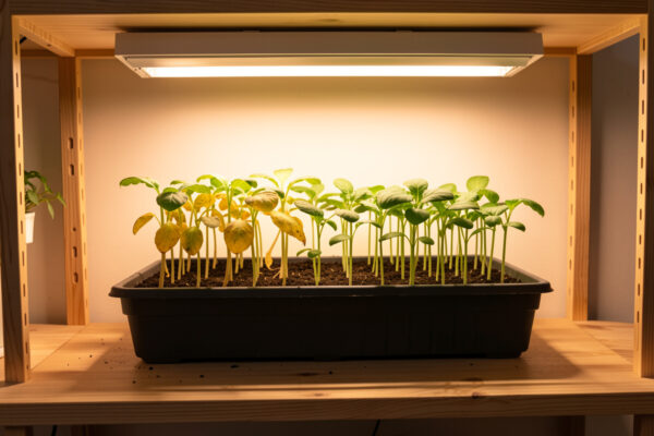 Yellowing Seedling Leaves: Nutrients, Water, or Light?