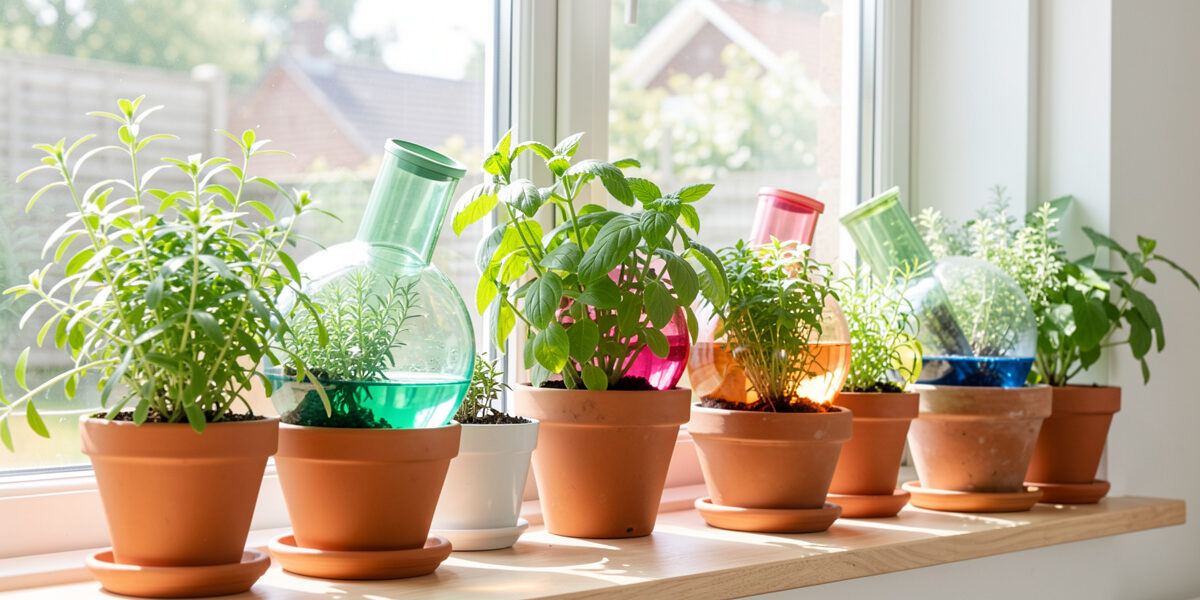 Self-watering globes