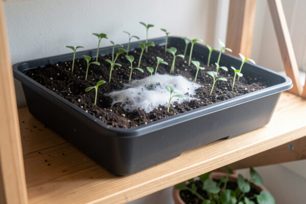 White Fuzzy Mold on Seed-Starting Soil: Harmless or Not?