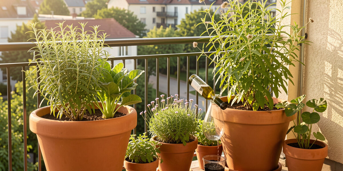 Watering Plants With a Wine Bottle: Does It Really Work?